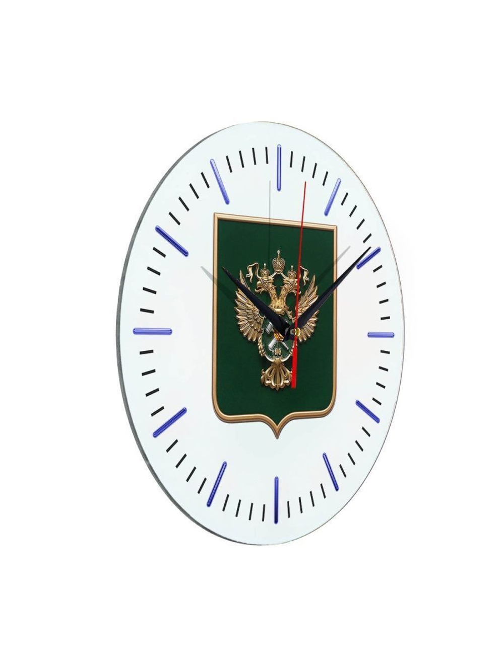 Настенные часы "герб Росимущества щит 52"