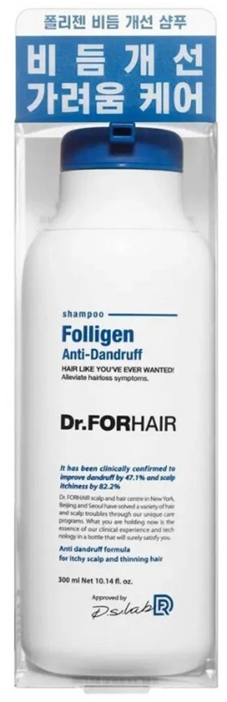 Dr.For Hair Folligen Anti-Dandruff шампунь против перхоти 300мл