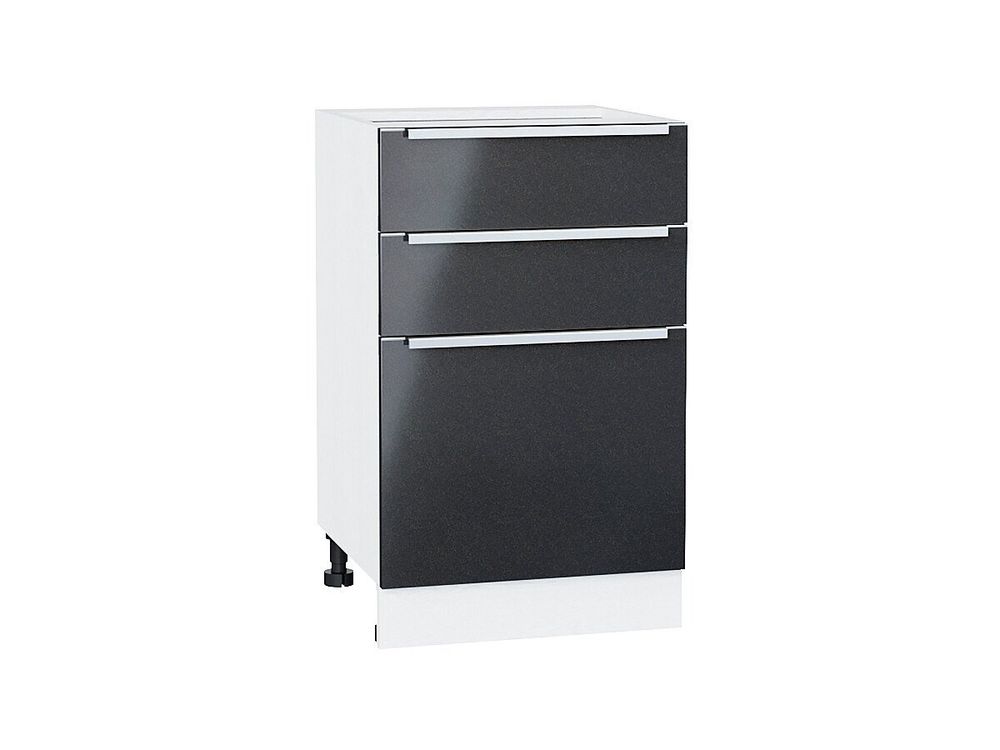 Шкаф нижний с 3-мя ящиками Фьюжн
