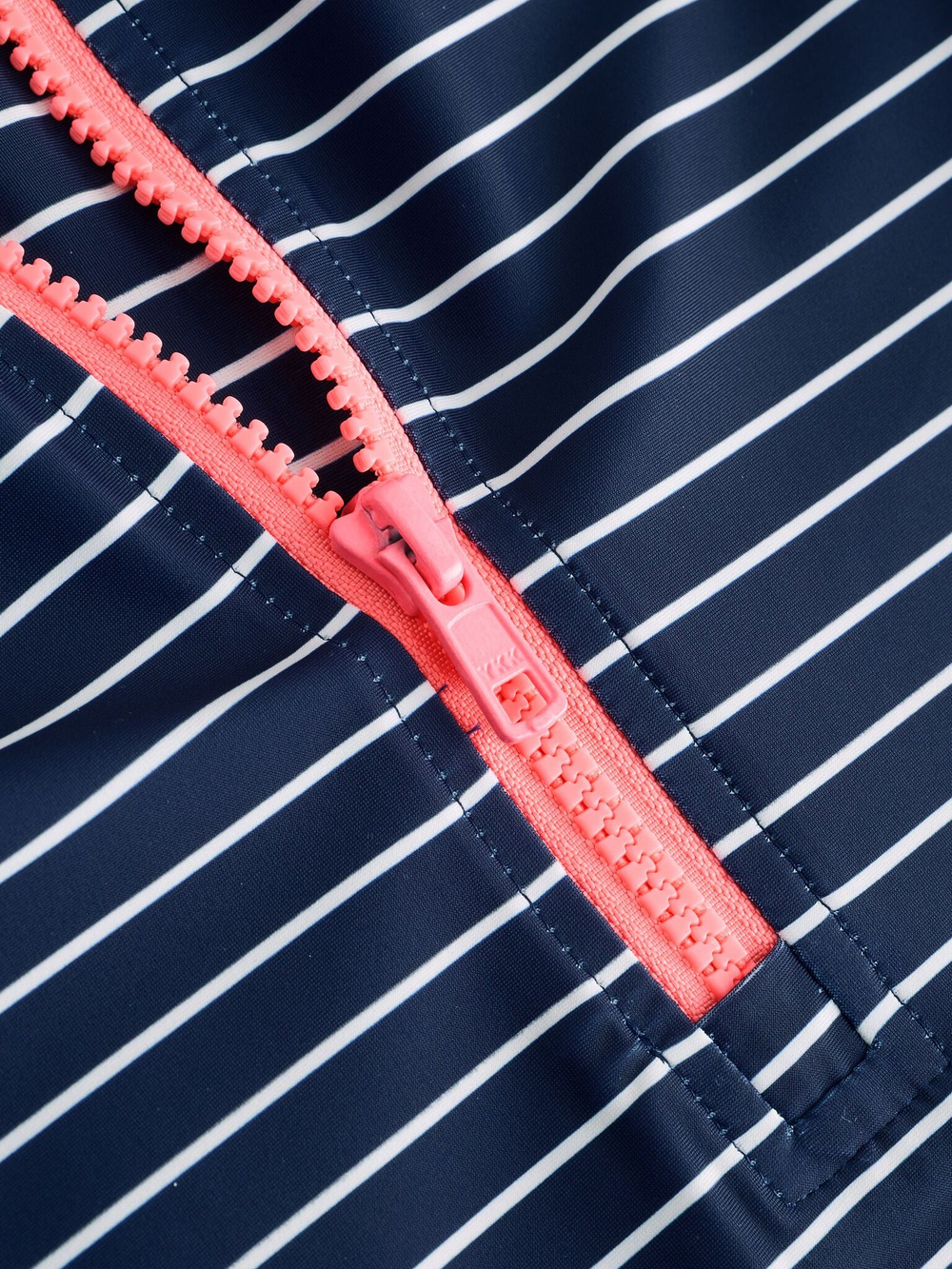 Купальник слитный на молнии для девочки Next E77-667, Темно-синий