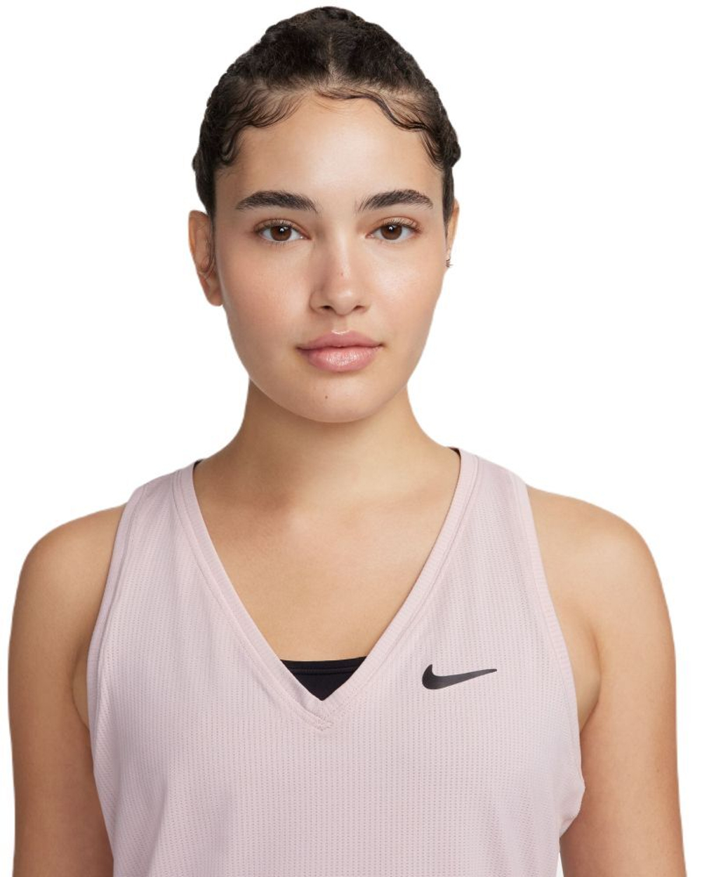 Женский топ теннисный Nike Court Dri-Fit Victory Tank - platinum violet/black