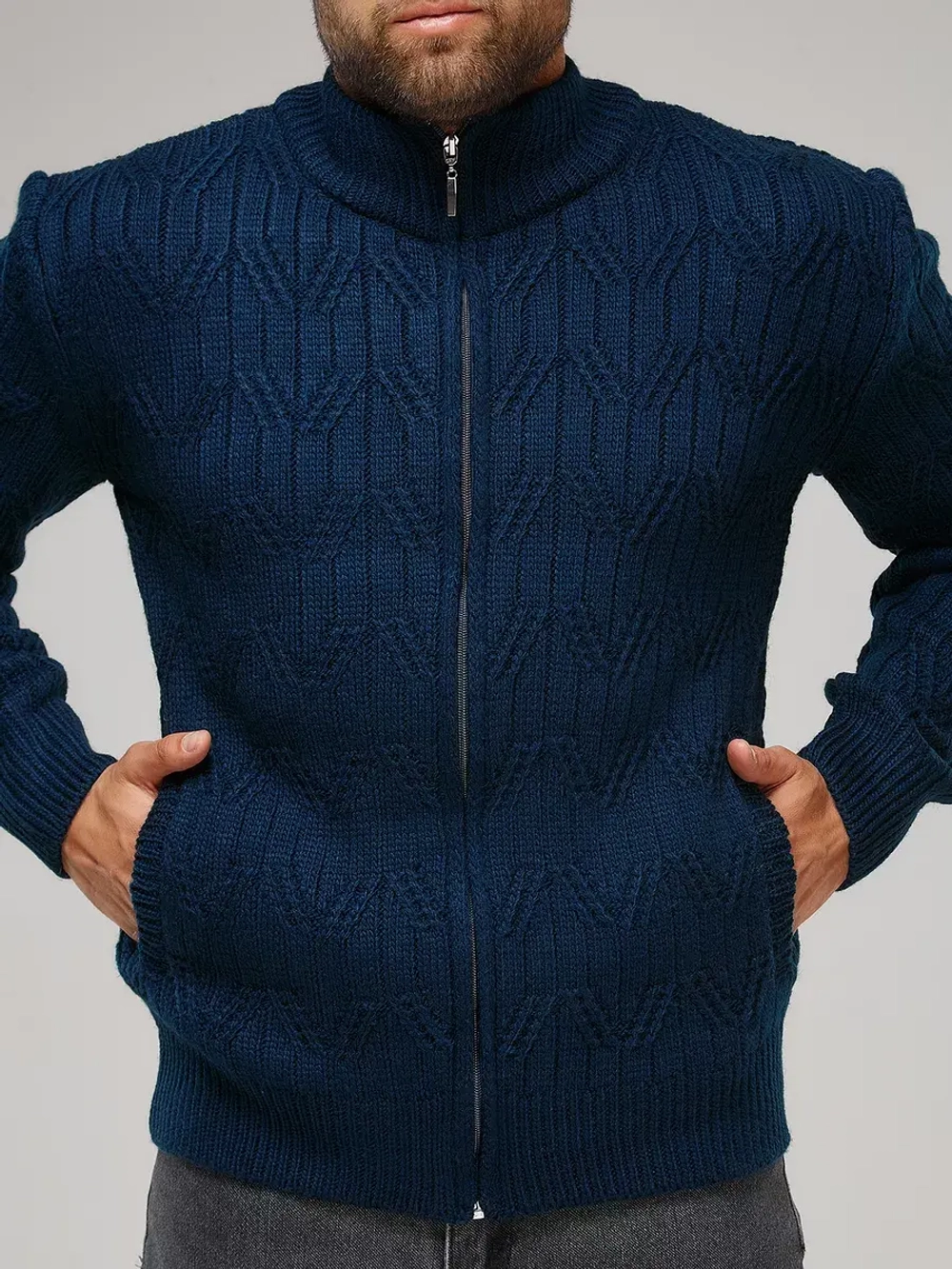 Кардиган на молнии