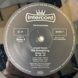 Винтажная виниловая пластинка LP Joseph Haydn Гайдн, Die Schopfung (The Creation) Сотворение Мира Оратория (Германия 1976)