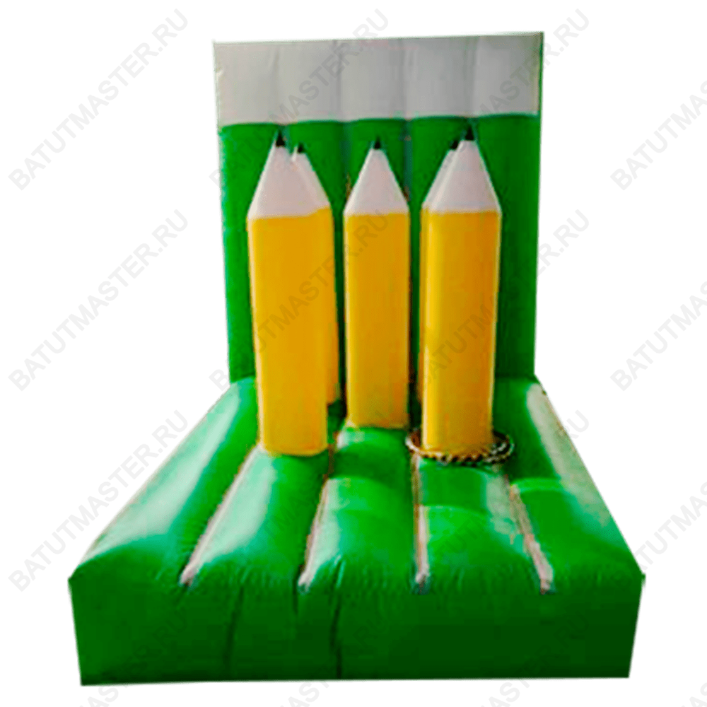 Надувная командная игра "Кольцеброс- карандаш"