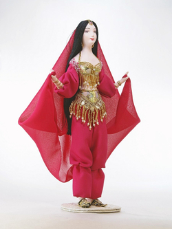 Кукла коллекционная Восточная танцовщица