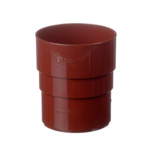 Муфта соединительная для трубы  ПВХ водосток ГРАНАТ