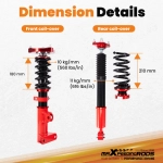 Coilovers Lowering Kit подходит для автомобиля W204 C180 C250 C300 08-14 RWD Sedan Shocks Absorbers