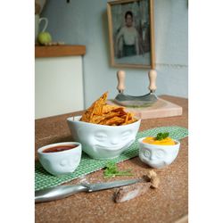 Набор чаш Grinning & Kissing, 100 мл, белый, 2 шт.