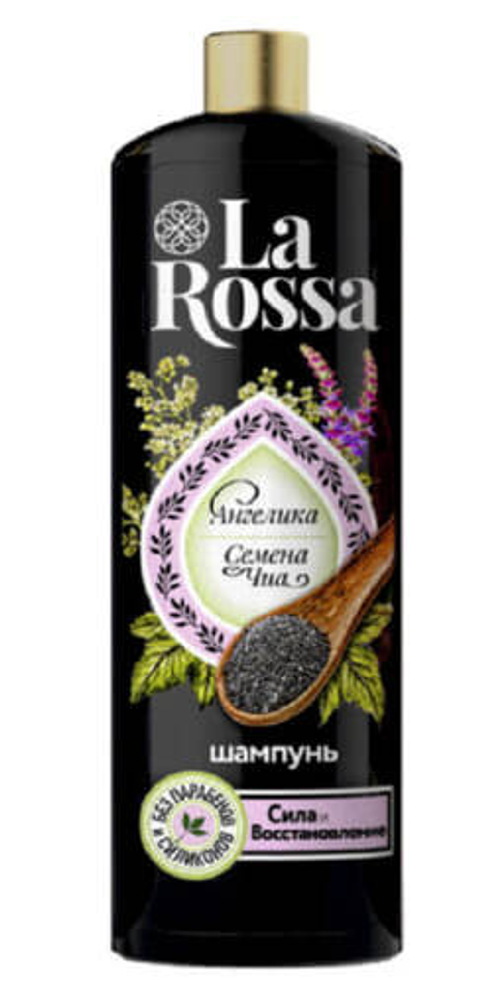 Шампунь для волос La Rossa Ангелика\семена Чиа 0,5 л.