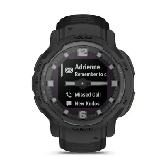 Garmin Instinct Crossover Solar - Tactical Edition, черный