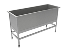 Ванна котломоечная односекционная "Бизнес" ВМБк, 800x800x860 мм, без борта