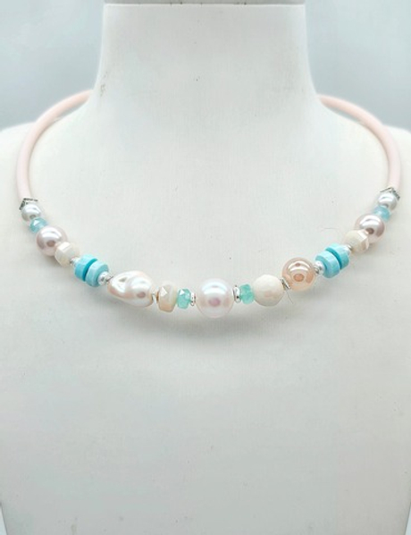 91004229 Колье Selena Pearls