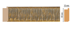 Молдинг Decomaster 109-17 40*10*2400мм