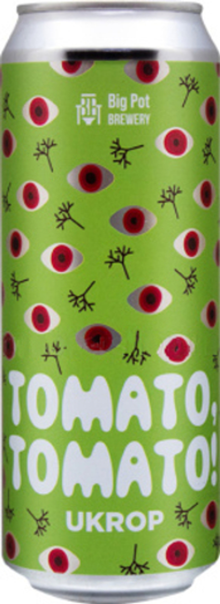 Пиво Биг Пот Томато, Томато Укроп / Big Pot Tomato, Tomato Ukrop 0.45 - банка