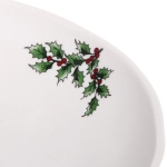 Тарелка керамическая «Ёлочка» 20,5*4,5см глубокая