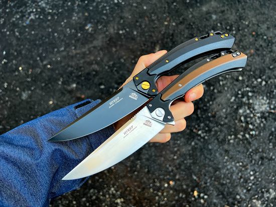 Нож складной НОКС Нукер AUS-8 Black 347-780406