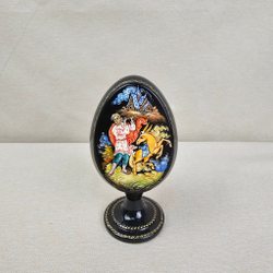 Яйцо сувенирное "Конек-горбунок"(ручная роспись Палех)