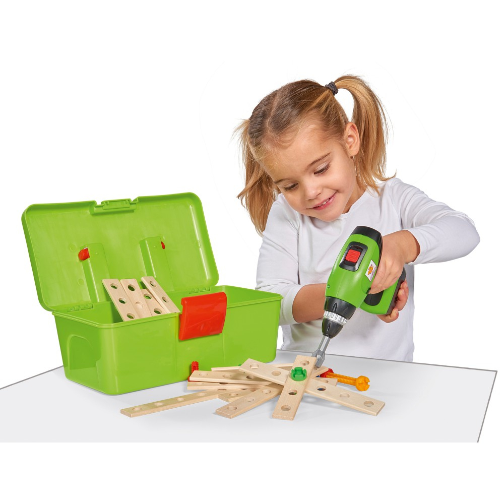 Eichhorn Constructor - Конструкторские блоки Набор инструментов с шуруповертом 39079