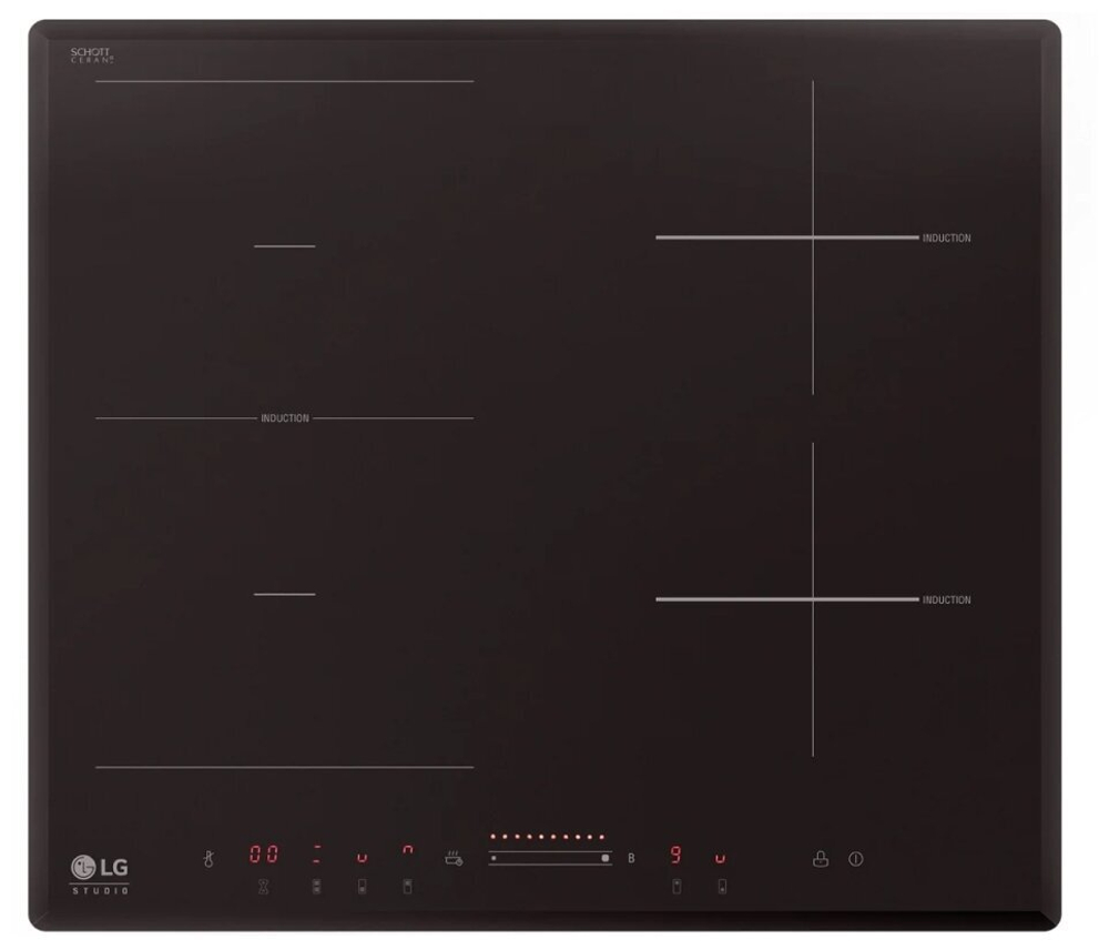 Встраиваемая индукционная варочная панель LG HU642VH