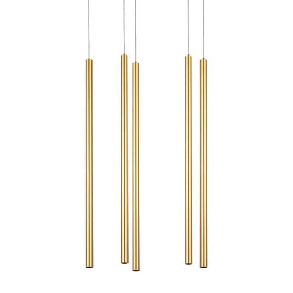 L5T747333 Люстра TUBO LED 25W 1500LM 25G ЗОЛОТО 3000K