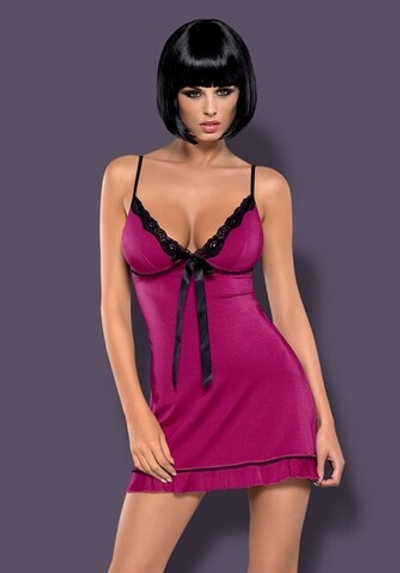 Малиновая сорочка Flamenco SM (42-44) (Цвет: малиновый)