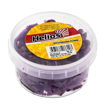 Виброхвост несъедоб. Slash 2,64'/6,7 см Fio & Lime 100шт. (HS-19-014-N) Helios