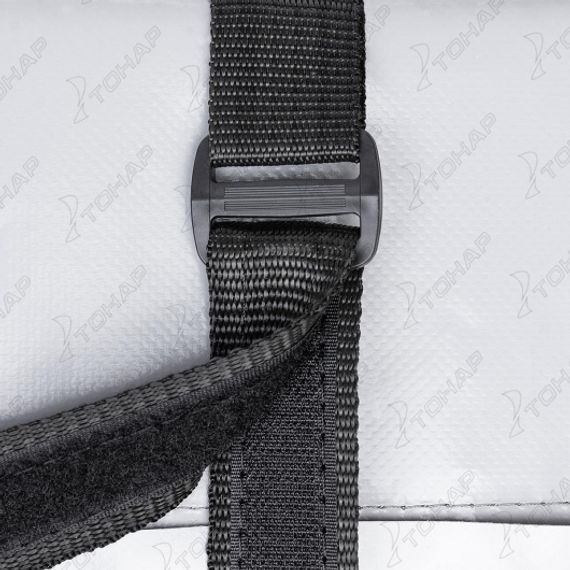 Сиденье-накладка на банку (длина 104см, серая)