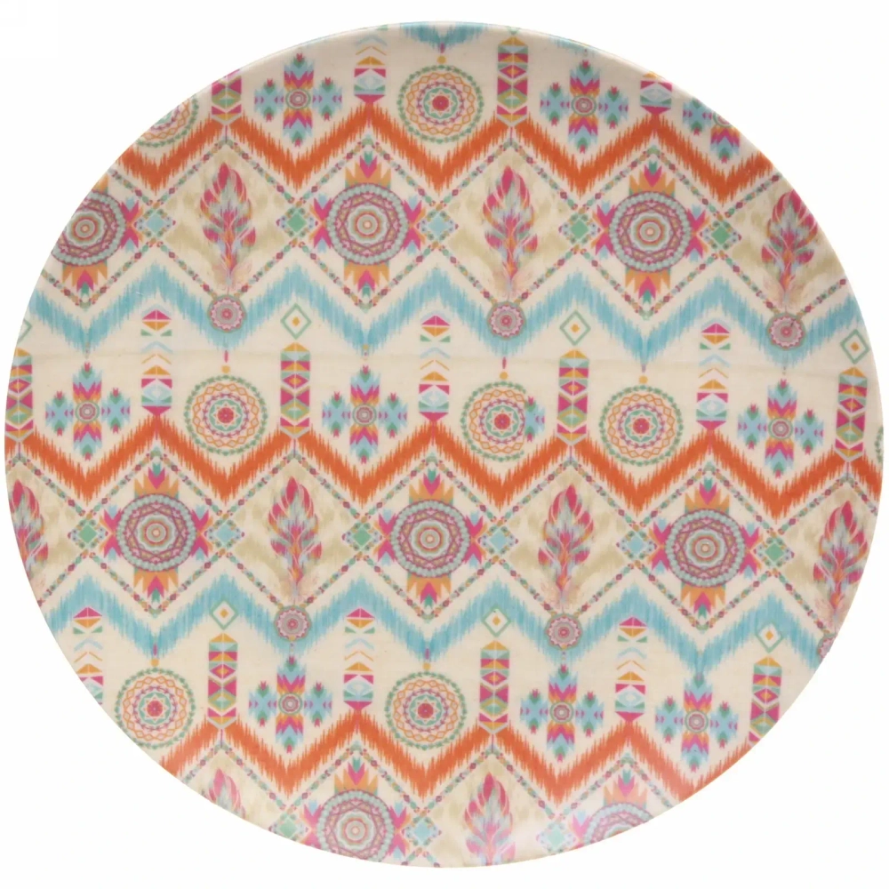 Тарелка «Eco Life» 25см, орнамент