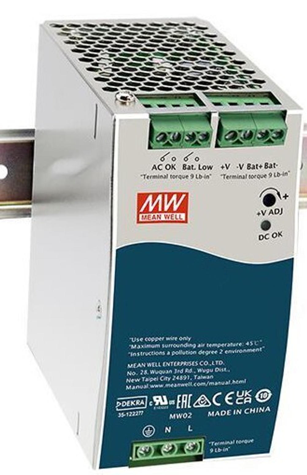 Преобразователь AC-DC сетевой Mean Well DRC-180A