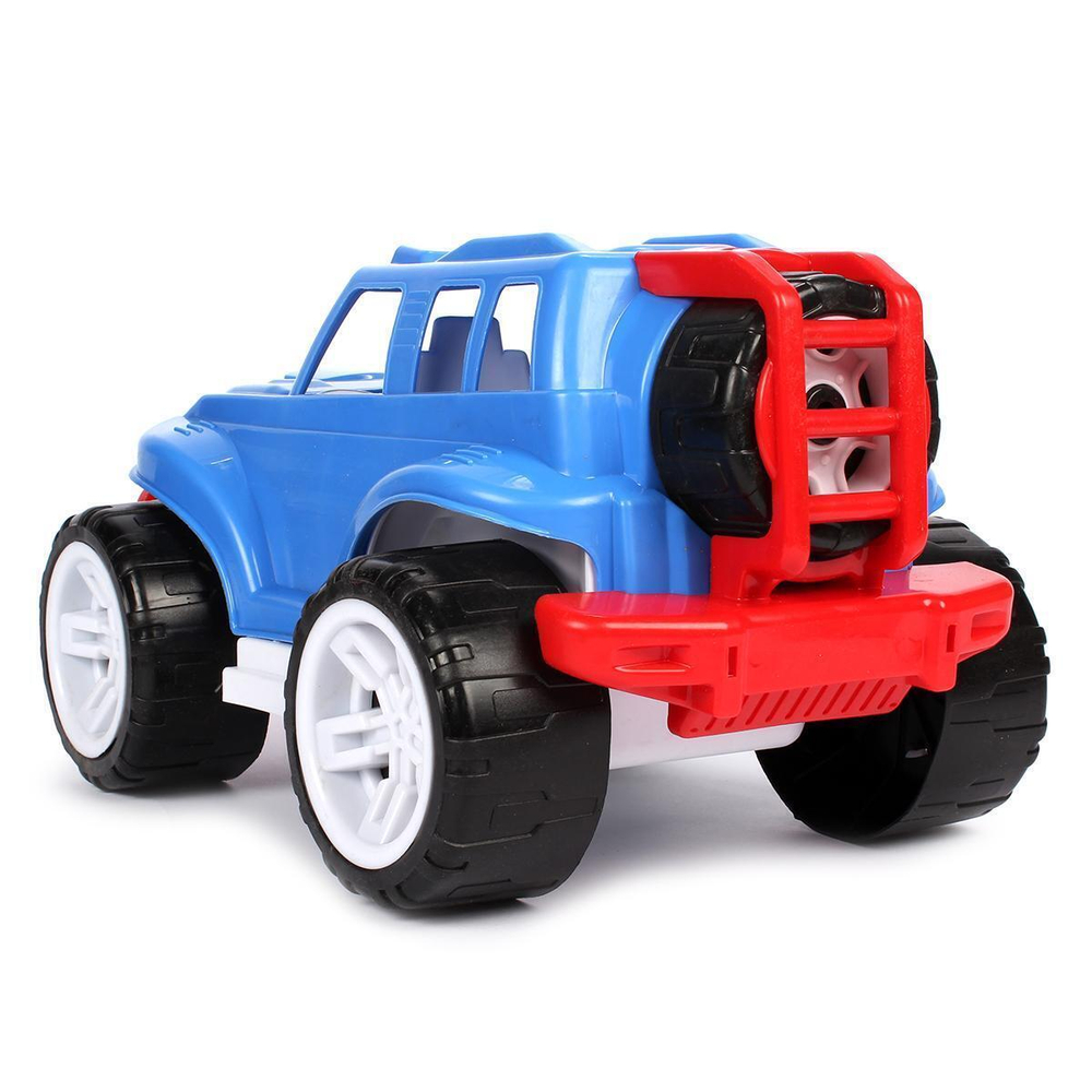 Пластмассовая игрушечная машина "Джип новый", сетка РР 2023-025