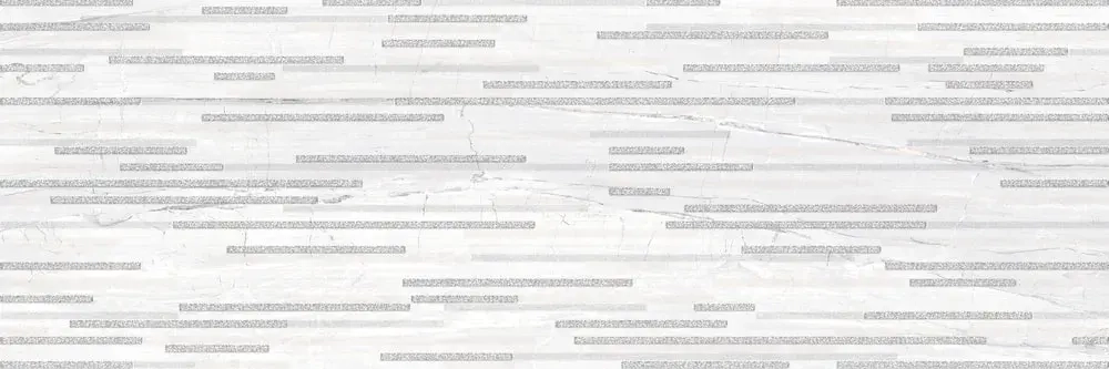 Декоративная плитка ALMA Ceramica DWU93SGP17R Singapore 30x90 серая / белая глянцевая под мозаику