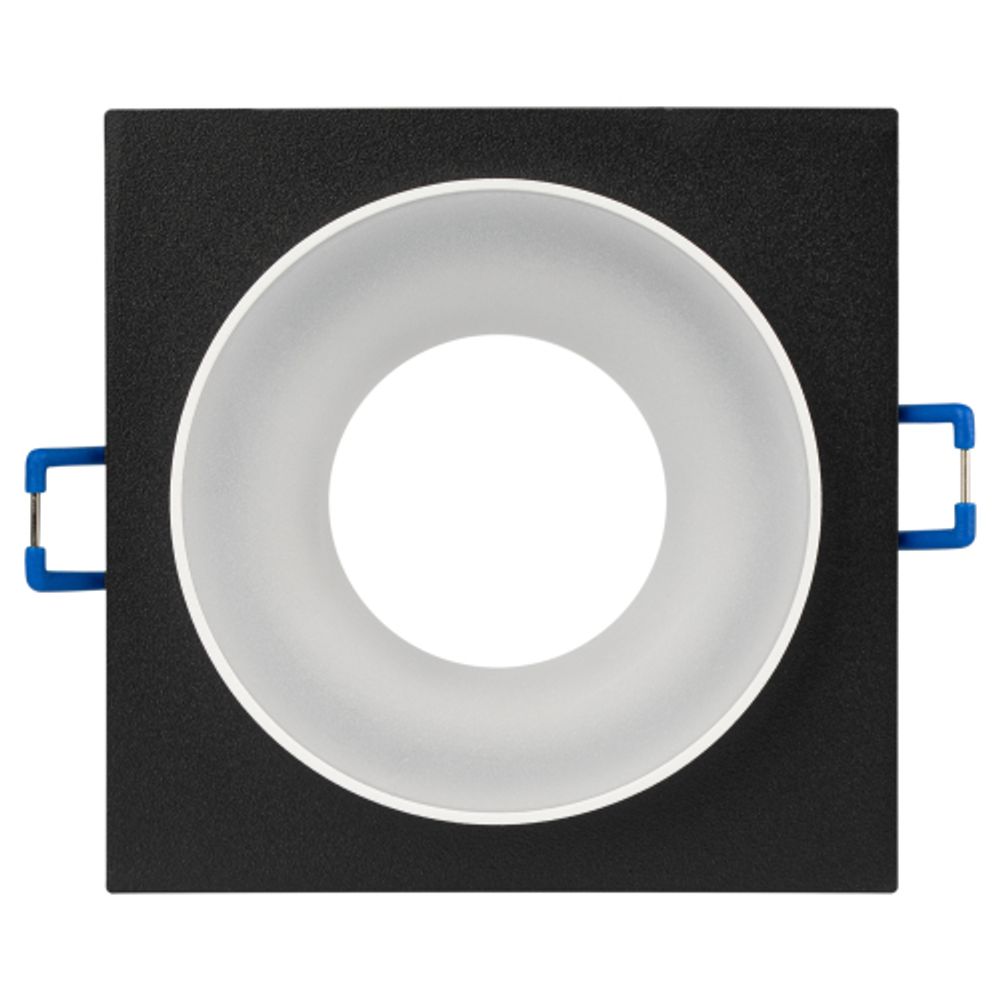 Светильник встраиваемый декоративный ЭРА DK96 BK под лампу MR16 GU5.3 черный | Декоративные встраиваемые светильники