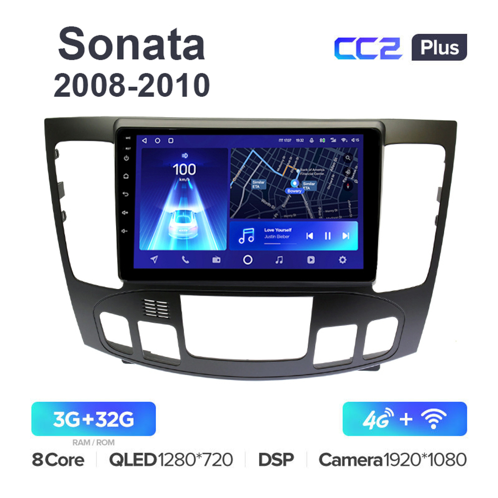 Teyes CC2 Plus 9"для Hyundai Sonata 2008-2010