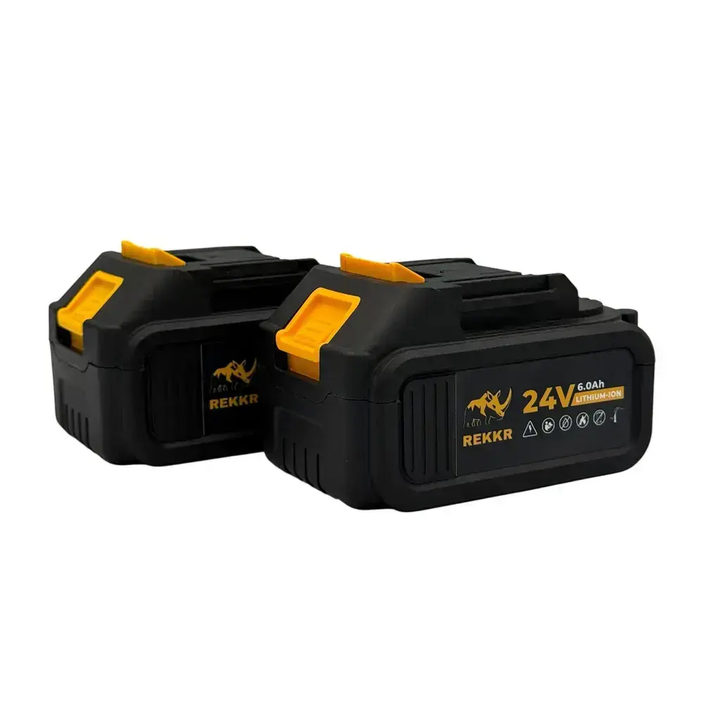 Набор 4в1 REKKR ST041YL, шуруповерт, гайковерт, перфоратор, ушм, 4 аккумулятора 24В 6.0Ач, расширенная комплектация