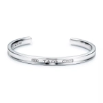 Браслет-кафф из серебра 925 Tiffany,💗 Тиффани. Узкий. 💠