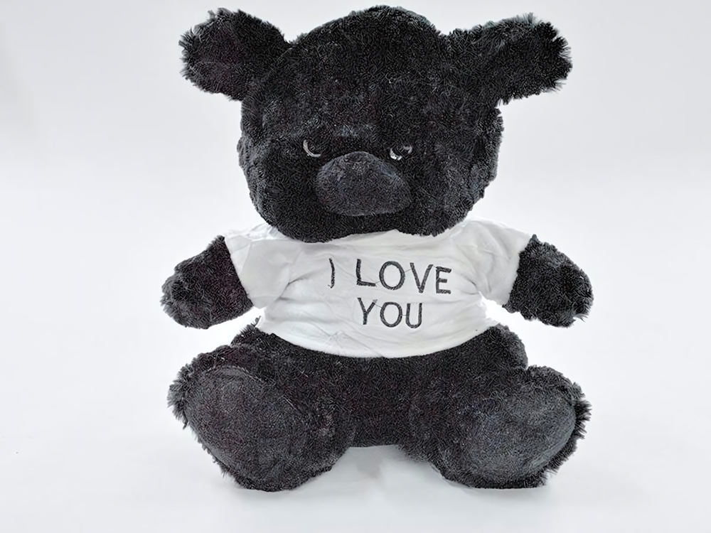 Медведь черный №2 30х33х25см (Hand)