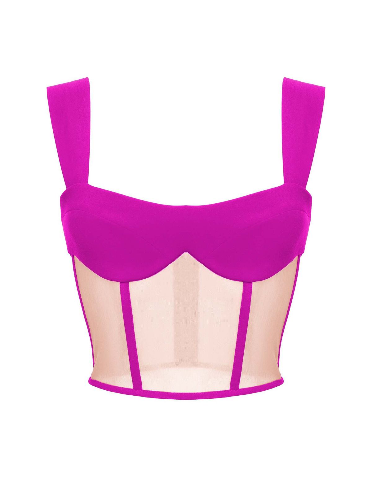 Полупрозрачный топ