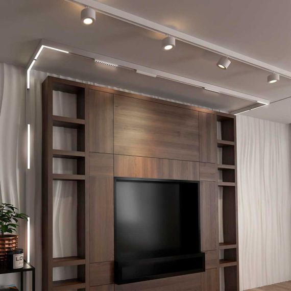 Трековый однофазный светодиодный светильник Novotech Shino Flum 358607