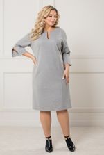 Платье 1289 серый Novita (Акция)