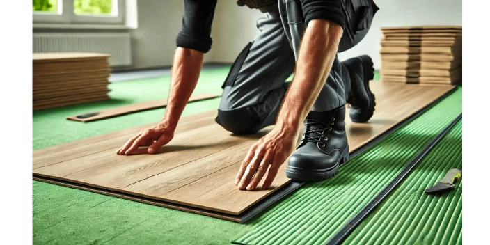 Укладка напольных покрытий