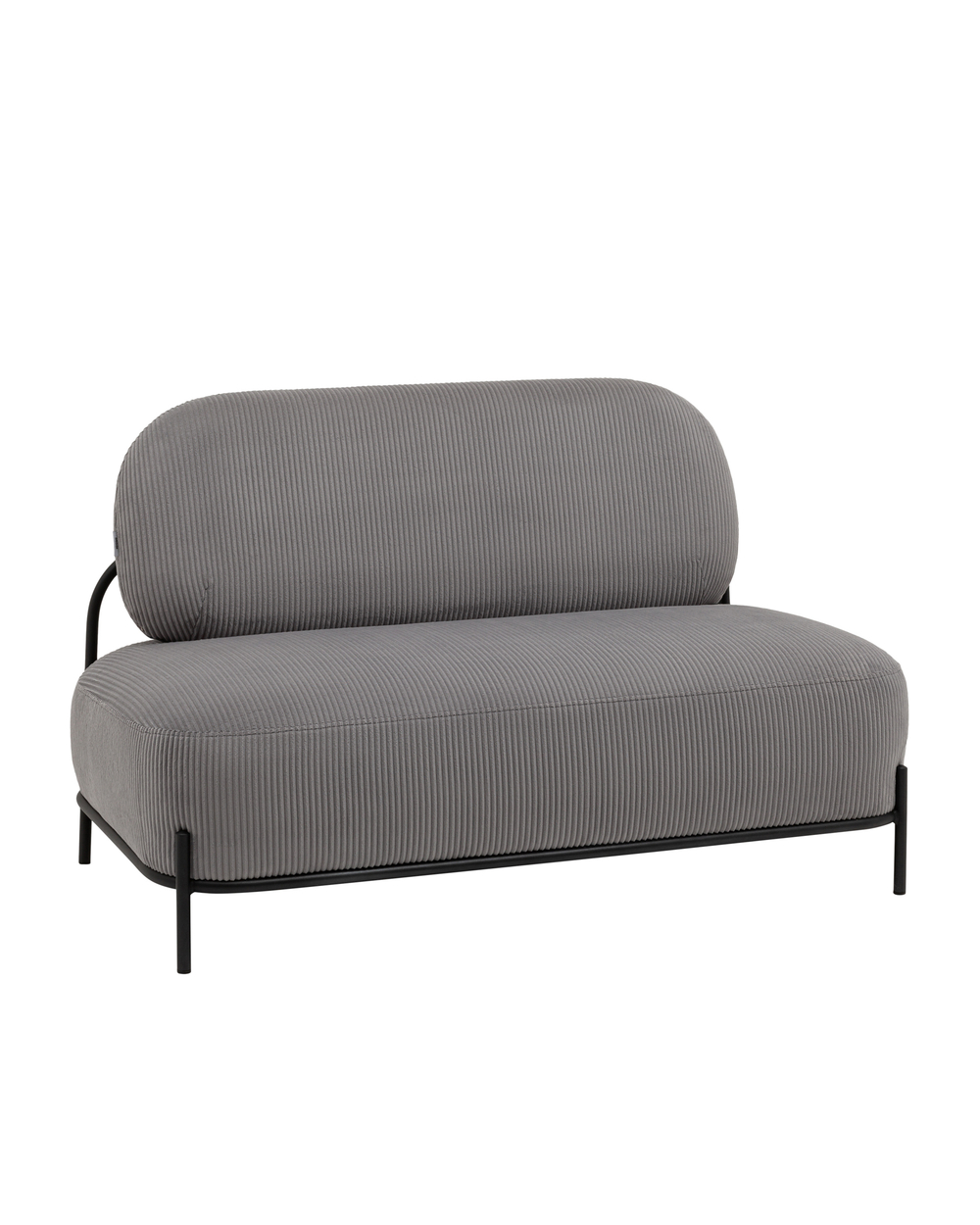 Диван Стоун велюр рельефный светло-серый