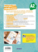 Nouvelle Generation A2 - Livre + Cahier + didierfle.app Paperback