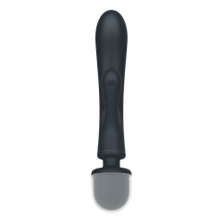 Вибратор-ванд 2 в 1 Satisfyer Triple Lover, серый