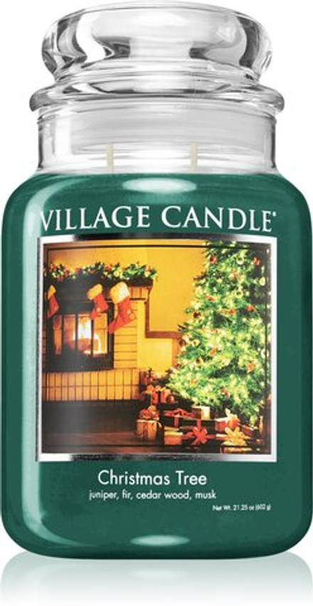 Village Candle Christmas Tree - ароматическая свеча (стеклянная крышка) /   602  g  / GTIN 6024068016418