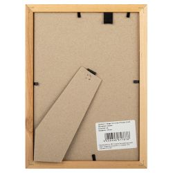 Фоторамка Image Art С18 15х21 деревянная из сосны, цвет орех, вставка стекло | Деревянные со стеклом