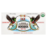 J&R Port Trading, красный чай ройбуш, без кофеина, 20 чайных пакетиков, 50 г (1,765 унции)