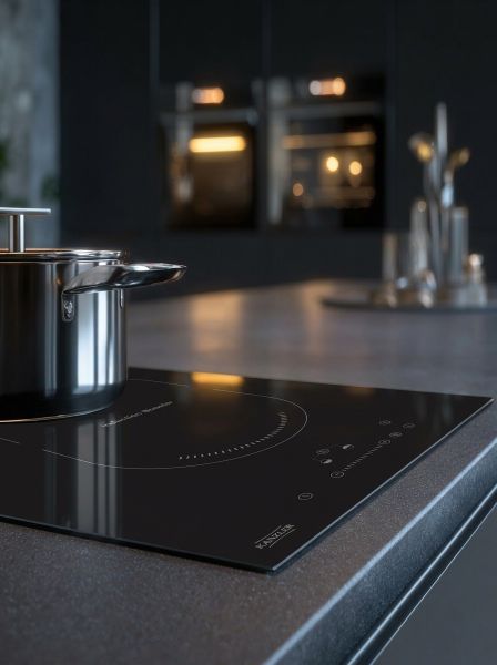 Эстетика Black Glass: как черное оптическое стекло меняет интерьер кухни