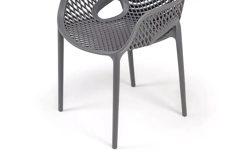 "Беллини" стул пластиковый, цвет темно-серый