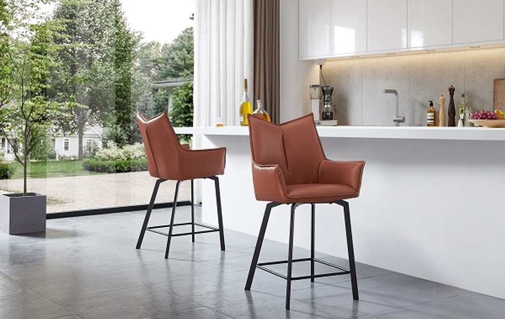 Полубарный стул -кресло Brown