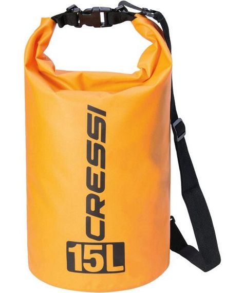 Гермомешок Cressi с лямкой Dry Bag 15 л оранжевый